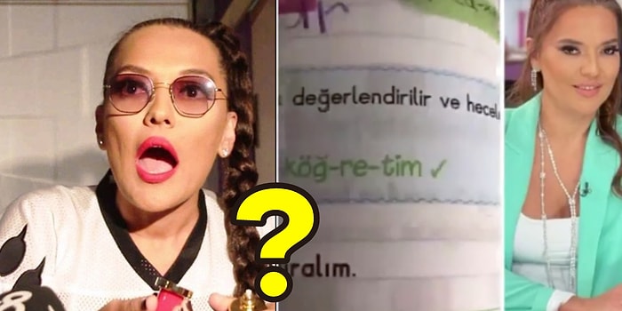 Demet Akalın'ın Sıfır Çekeceği Hecelerine Ayırma Testinde Bakalım Sen Ne Yapacaksın?