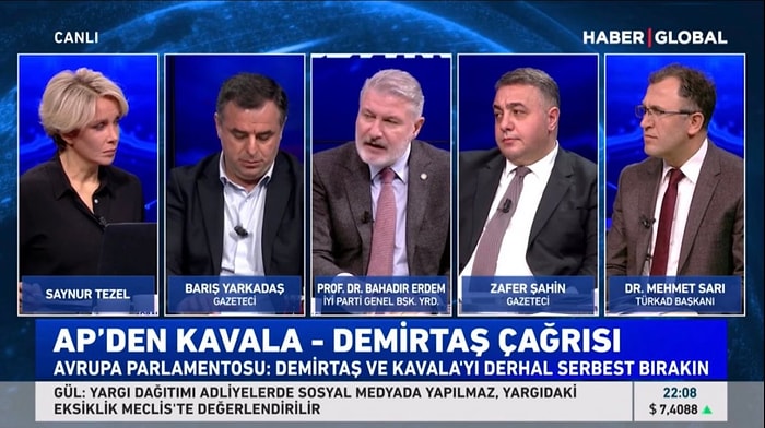 İYİ Partili Bahadır Erdem'den Demirtaş Yorumu: 'AİHM Kararını Uygulamak Zorundasınız'