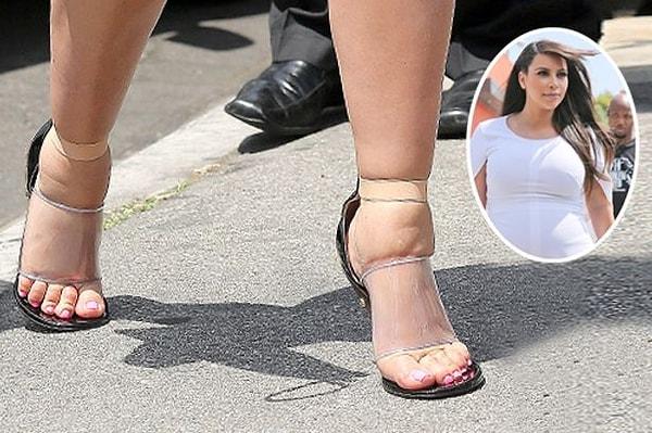 4. Hamileyken lütfen Kim Kardashian'ı örnek almayın.
