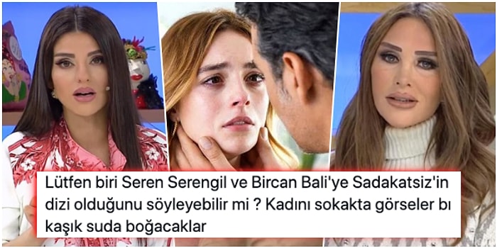 Seren Serengil ile Bircan Bali'nin Sadakatsiz Dizisi İçin Instagram'da Yazdıkları Yorumlar Kafaları Yaktı