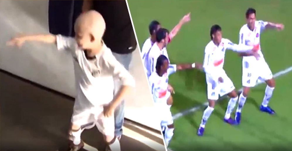Gol Atınca Nasıl Sevinmesi Gerektiğini Gösteren Lösemi Hastası Çocuğun Dansını Yapan Neymar ve Arkadaşları