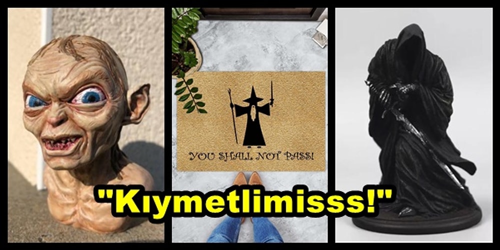 Görünce Gollum Gibi "Kıymetlimiss!" Diyeceğiniz Yüzüklerin Efendisi Temalı 19 Eşya