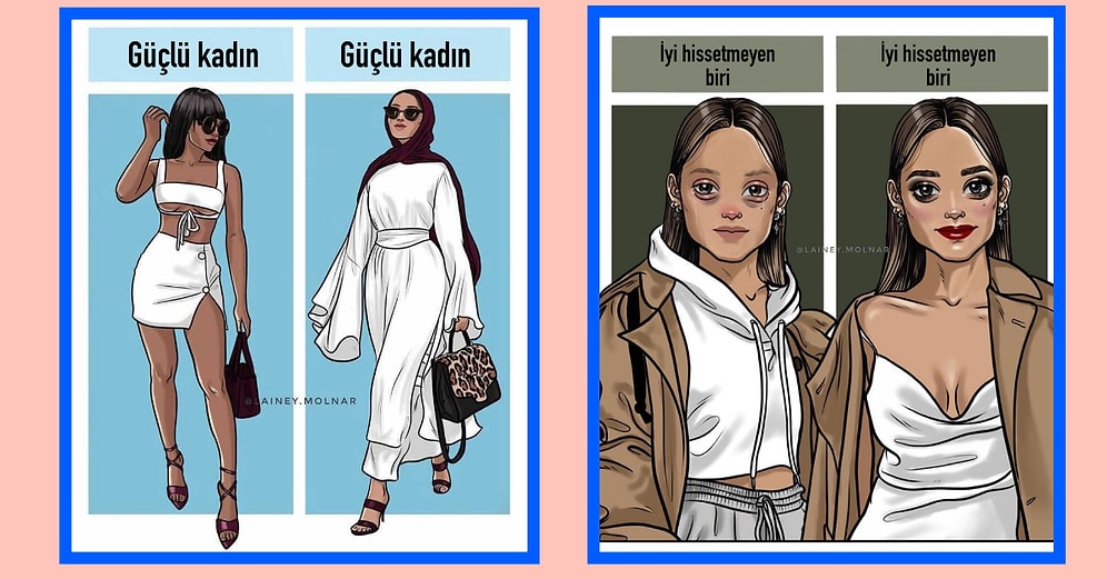 Yaptığı İllüstrasyonlarla Kadının Toplumdaki Yerini Başarılı Bir Şekilde Eleştiren Sanatçı: Lainey Molnar