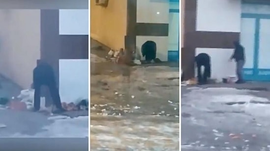 Hayat Kalitemiz Yükselirken... Bingöl'de Bir Vatandaş Marketin Atık Sebze ve Meyvelerini Topladı