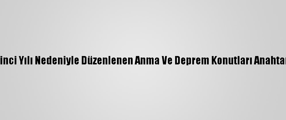 Erdoğan, Elazığ Depreminin Birinci Yılı Nedeniyle Düzenlenen Anma Ve Deprem Konutları Anahtar Teslim Töreninde Konuştu: (1)
