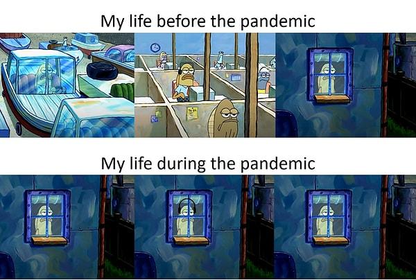 2. "Pandemiden önce hayatım vs pandemide hayatım"
