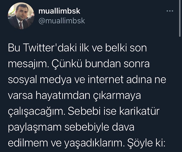 Tweet akışı şöyle başlıyor...