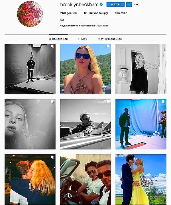 Önce kendi Instagram hesabını biricik nişanlısı Nicola'nın fotoğrafları ile doldurdu.