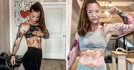 Фитнес и тяжелая атлетика помогли девушке с витилиго принять свою болезнь