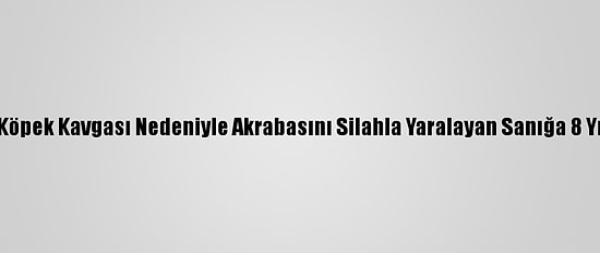 Kayseri'de Köpek Kavgası Nedeniyle Akrabasını Silahla Yaralayan Sanığa 8 Yıl 1 Ay Hapis