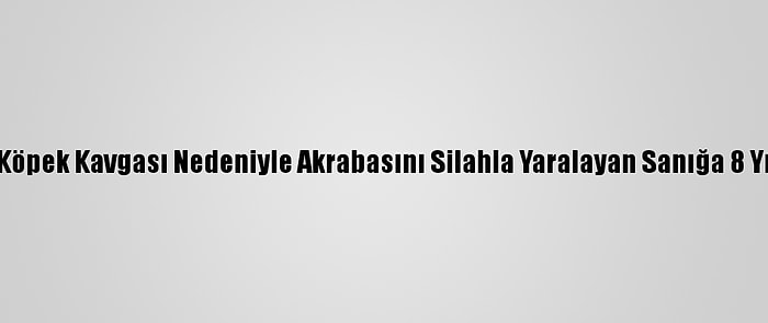 Kayseri'de Köpek Kavgası Nedeniyle Akrabasını Silahla Yaralayan Sanığa 8 Yıl 1 Ay Hapis