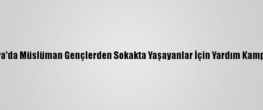 Almanya'da Müslüman Gençlerden Sokakta Yaşayanlar İçin Yardım Kampanyası