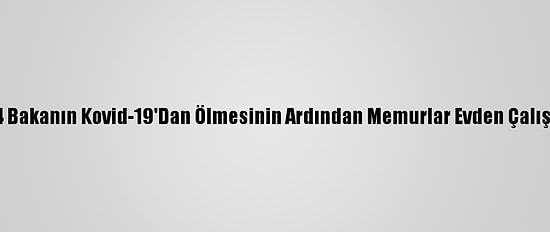 Zimbabve'de 4 Bakanın Kovid-19'Dan Ölmesinin Ardından Memurlar Evden Çalışmaya Başladı