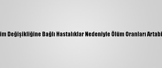 İklim Değişikliğine Bağlı Hastalıklar Nedeniyle Ölüm Oranları Artabilir