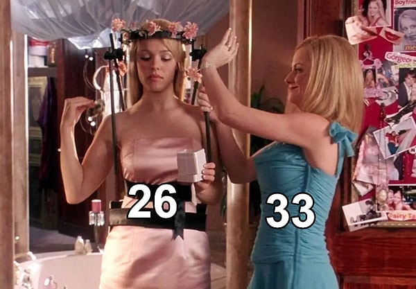 6. В фильме «Дрянные девчонки» Эми Полер всего на семь лет старше своей дочери Рэйчел Макадамс