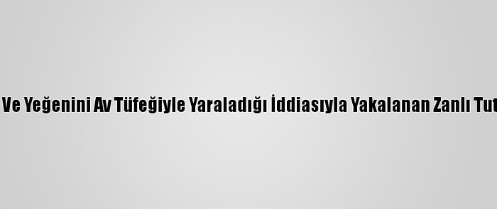 Kardeşi Ve Yeğenini Av Tüfeğiyle Yaraladığı İddiasıyla Yakalanan Zanlı Tutuklandı