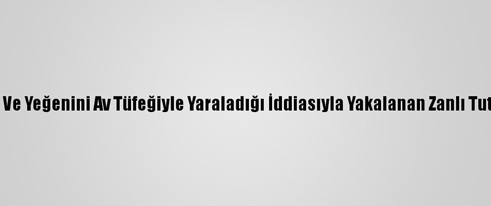Kardeşi Ve Yeğenini Av Tüfeğiyle Yaraladığı İddiasıyla Yakalanan Zanlı Tutuklandı