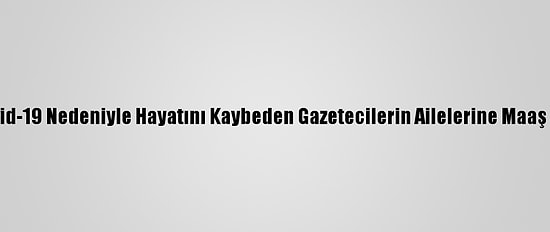 Mısır'da Kovid-19 Nedeniyle Hayatını Kaybeden Gazetecilerin Ailelerine Maaş Bağlanacak