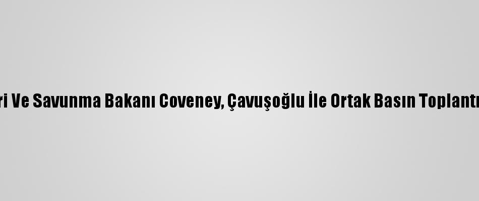 Ο Ιρλανδός Υπουργός Εξωτερικών και Άμυνας Κοβένι μίλησε με τον Çavuşoğlu σε Κοινή Συνέντευξη Τύπου: