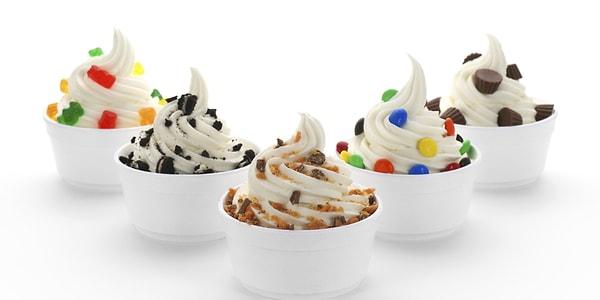 8. Frozen yoğurt, dondurmanın masum alternatifi