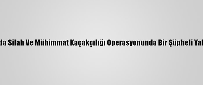 Muğla'da Silah Ve Mühimmat Kaçakçılığı Operasyonunda Bir Şüpheli Yakalandı