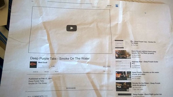 2. "О, Боги! Мой отец попытался распечатать...видео!"