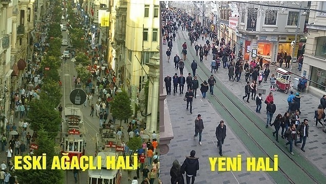 Akımla ilgili paylaşımlar yapılmaya devam ederken şimdi de İstiklal Caddesi ile ilgili bir paylaşım yapıldı.