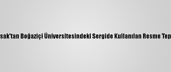 Bisak'tan Boğaziçi Üniversitesindeki Sergide Kullanılan Resme Tepki