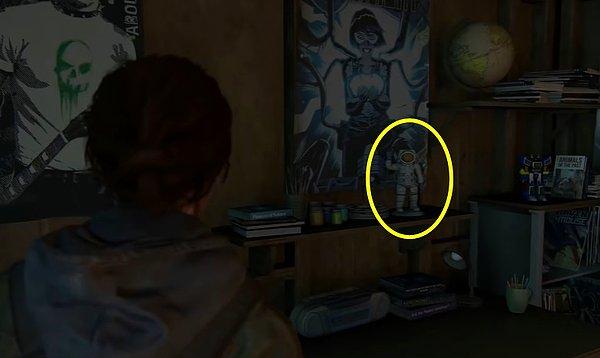 12. Ellie'nin odasındaki astronot figürünü fark ettiniz mi? 🚀