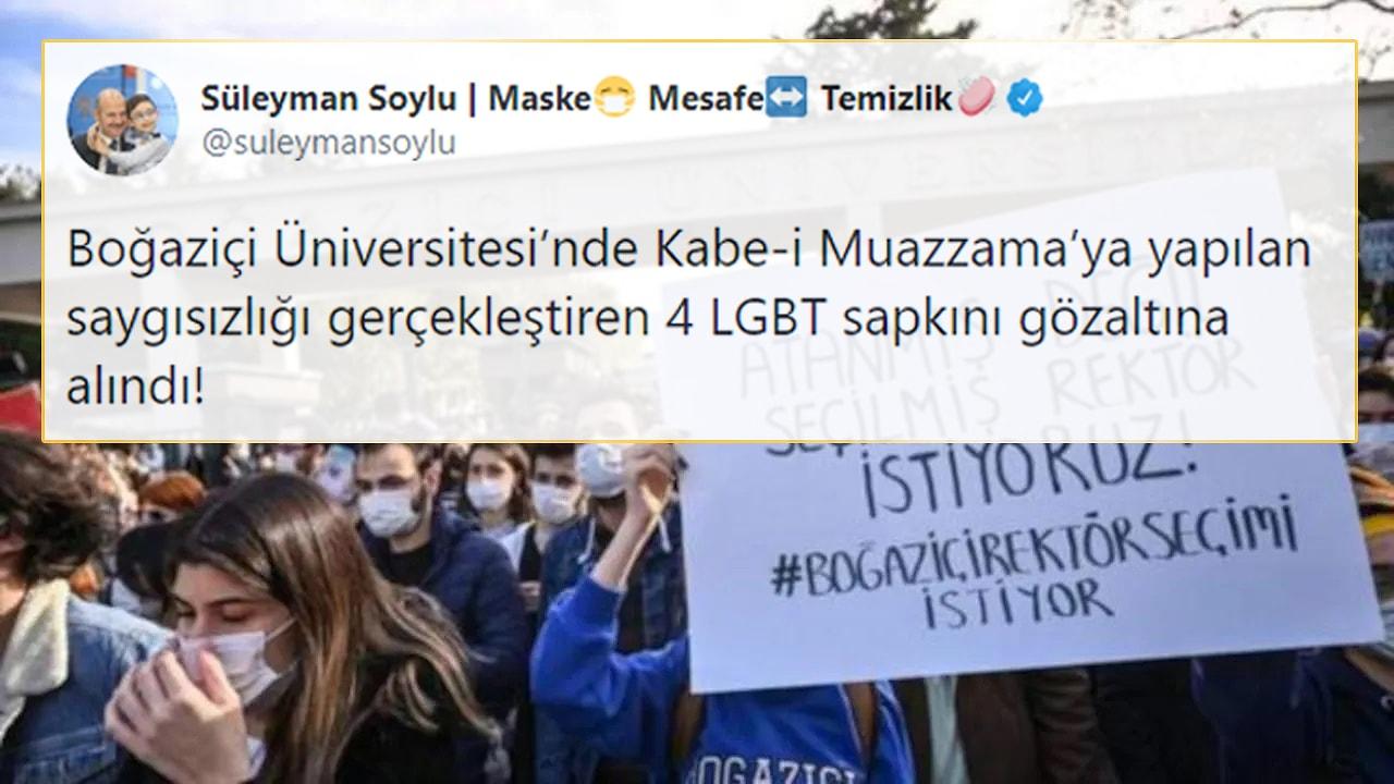 Boğaziçi Üniversitesi'ndeki Eylemlere 'Kabe' Soruşturması: 4 Öğrenci Gözaltında - onedio.com