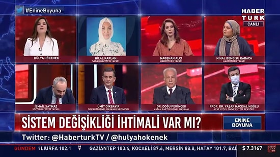 HaberTürk'ü FETÖ'cü Olmakla Suçlayan Hilal Kaplan Canlı Yayından Kovuldu