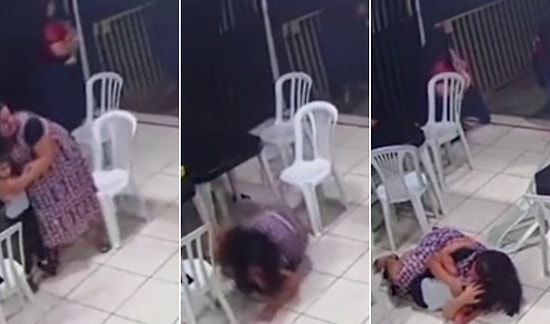 Oğlunu Silahlı Soygunculardan Korumak İçin Kendini Siper Eden Anne