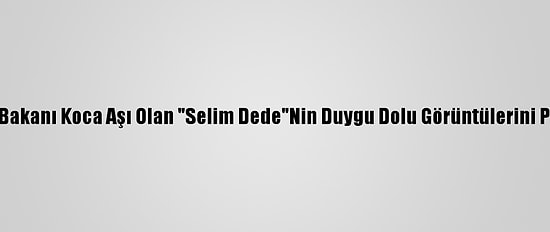 Sağlık Bakanı Koca Aşı Olan "Selim Dede"Nin Duygu Dolu Görüntülerini Paylaştı