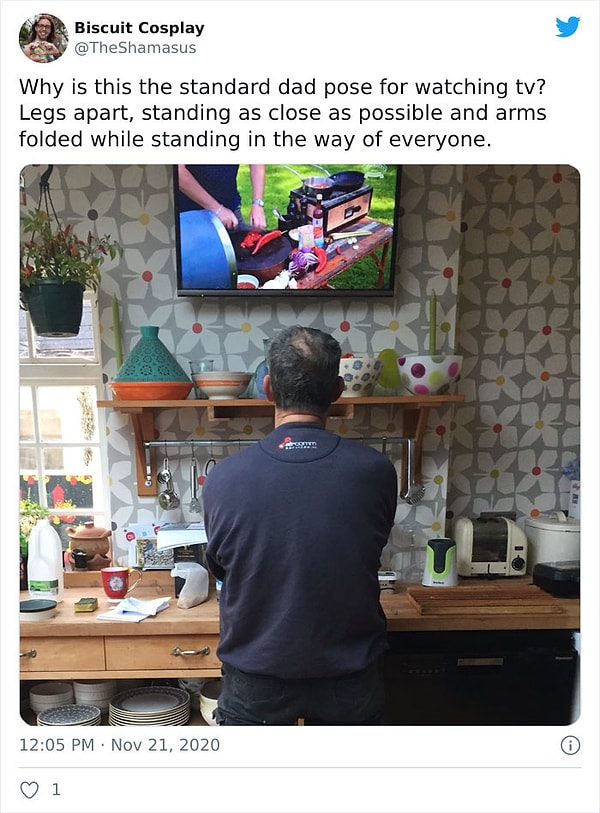 14. Ну почему папы любят так близко подходит к телику?