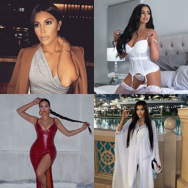 25. Это 4 разные женщины, и ни одна из них не связана с Ким Кардашьян или другими Кардашьян. #thekardashianeffect