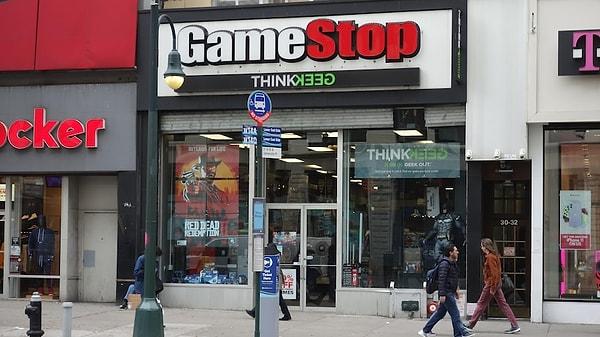 2002'de halka arz edilen GameStop, fiziki mağazalarda bilgisayar oyunu satan bir şirket.