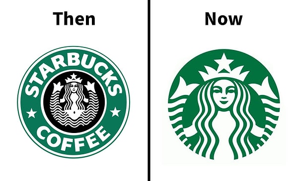 10. Starbucks "до и после"