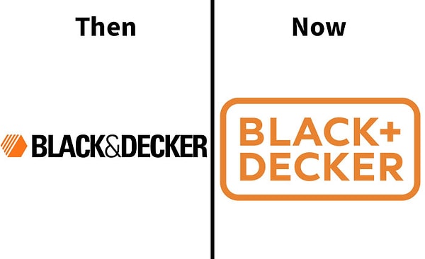 22. Производитель электроинструментов Black & Decker "до и после"