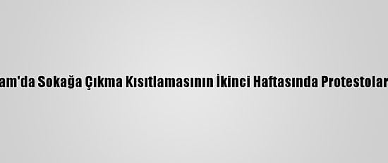 Amsterdam'da Sokağa Çıkma Kısıtlamasının İkinci Haftasında Protestolar Sürüyor