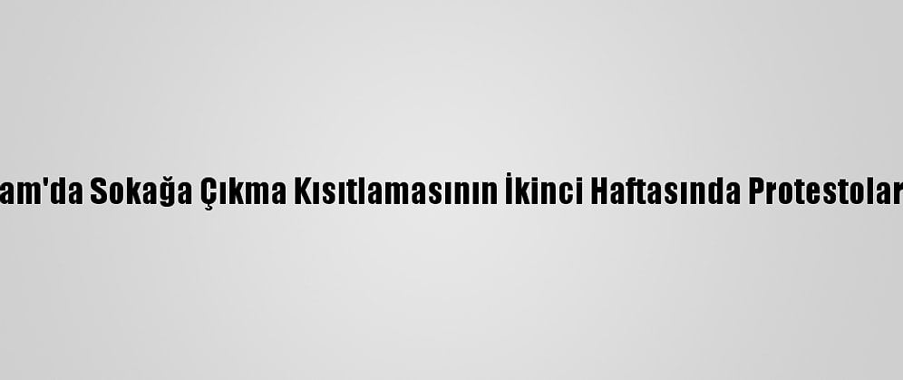 Amsterdam'da Sokağa Çıkma Kısıtlamasının İkinci Haftasında Protestolar Sürüyor