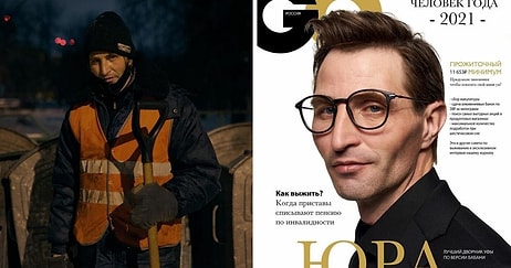 Это один и тот же человек! Жизнь дворника из Уфы перевернулась с ног на голову после того, как его друг-фотограф устроил ему съемку в стиле GQ