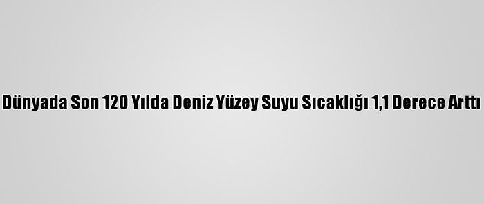 Dünyada Son 120 Yılda Deniz Yüzey Suyu Sıcaklığı 1,1 Derece Arttı