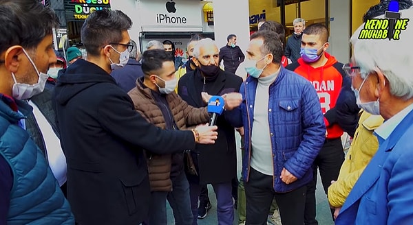 Kendine Muhabir isimli YouTube kanalı, mikrofonu sokaktaki vatandaşa uzattı. Kimisi geçim derdinden yandı, kimisi ise çalışmıyorsunuz dedi.