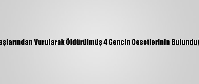 Güncelleme 2 - Manisa'da 3'Ü Başlarından Vurularak Öldürülmüş 4 Gencin Cesetlerinin Bulunduğu Alanda Yeni İnceleme Yapıldı