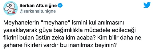 'Meyhane' İsmine Getirilen Yasak Alay Konusu Oldu: 'Rehabilitasyon Merkezi Diyelim...'