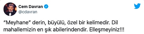 'Meyhane' İsmine Getirilen Yasak Alay Konusu Oldu: 'Rehabilitasyon Merkezi Diyelim...'