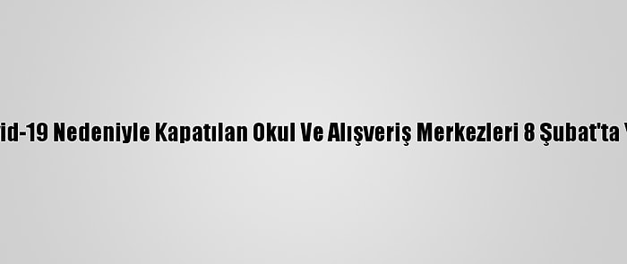 Avusturya'da Kovid-19 Nedeniyle Kapatılan Okul Ve Alışveriş Merkezleri 8 Şubat'ta Yeniden Açılacak