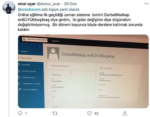 Online Eğitim Esnasında Yaşadıkları İlginç Olayları Paylaşarak Güldüren Takipçilerimiz