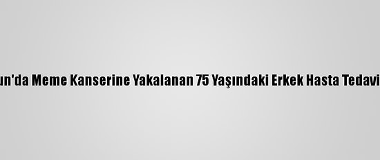 Samsun'da Meme Kanserine Yakalanan 75 Yaşındaki Erkek Hasta Tedavi Edildi