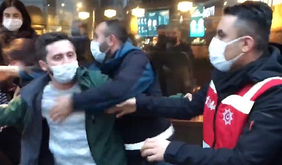 Kadıköy’de Eylemcileri Gözaltına Alan Polisler Şaşırınca Bir de Sivil Polisi Gözaltına Almaya Çalıştı